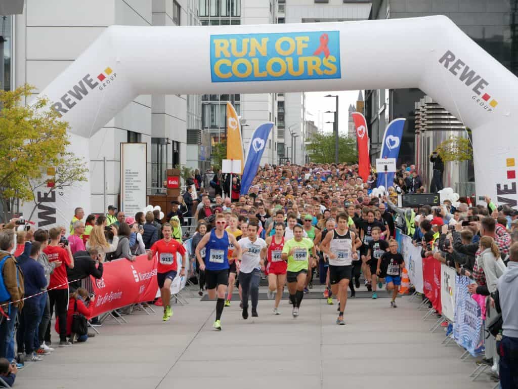 Startschuss Run of Colours 2018