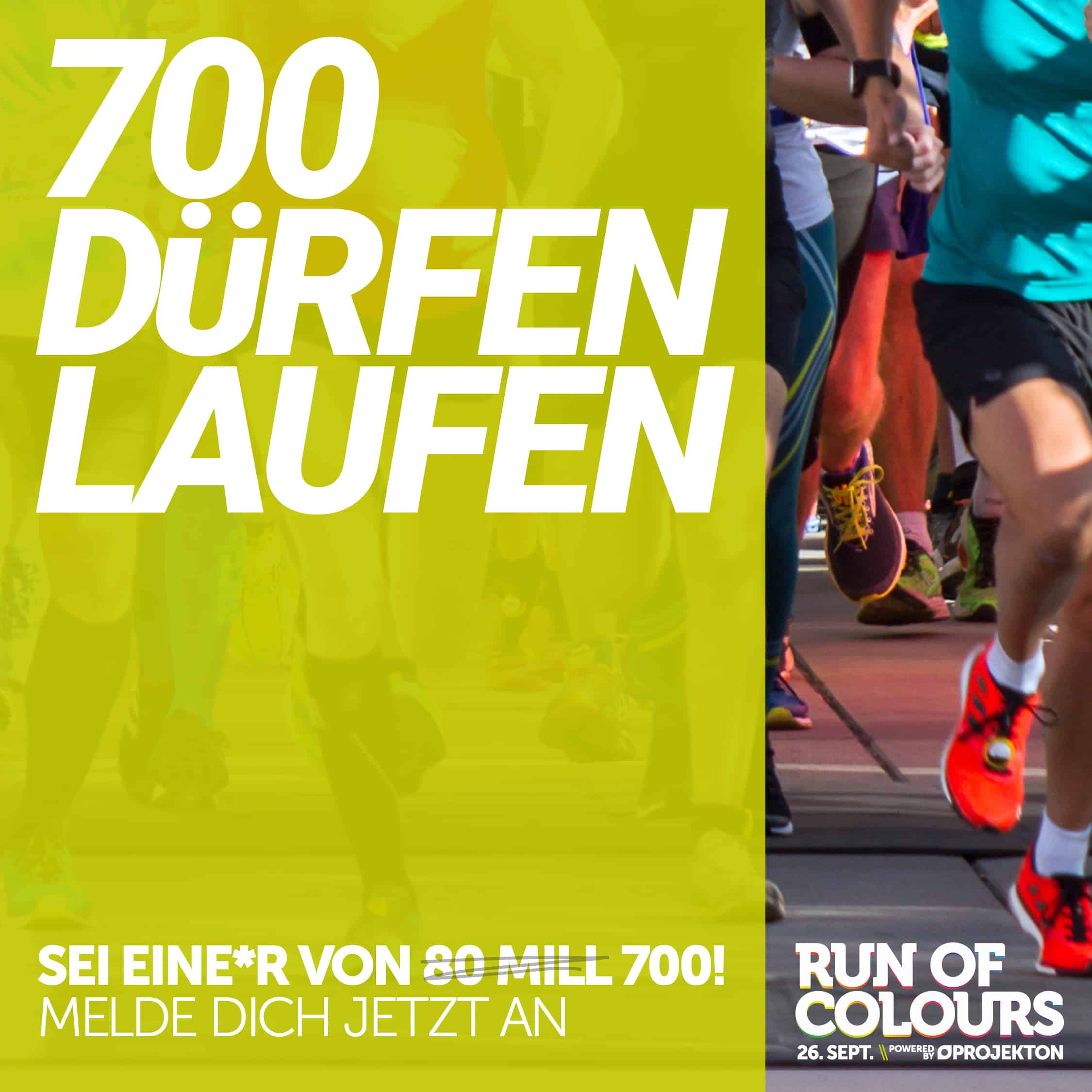 ROC2020 – 700 dürfen laufen Sei einer von 700