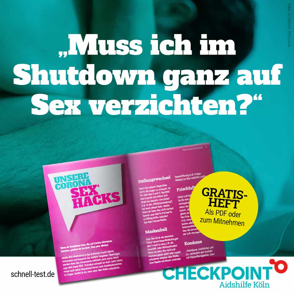 Corona Sex Hacks Muss ich im Shutdown ganz auf Sex verzichten Quadratisch 1080px
