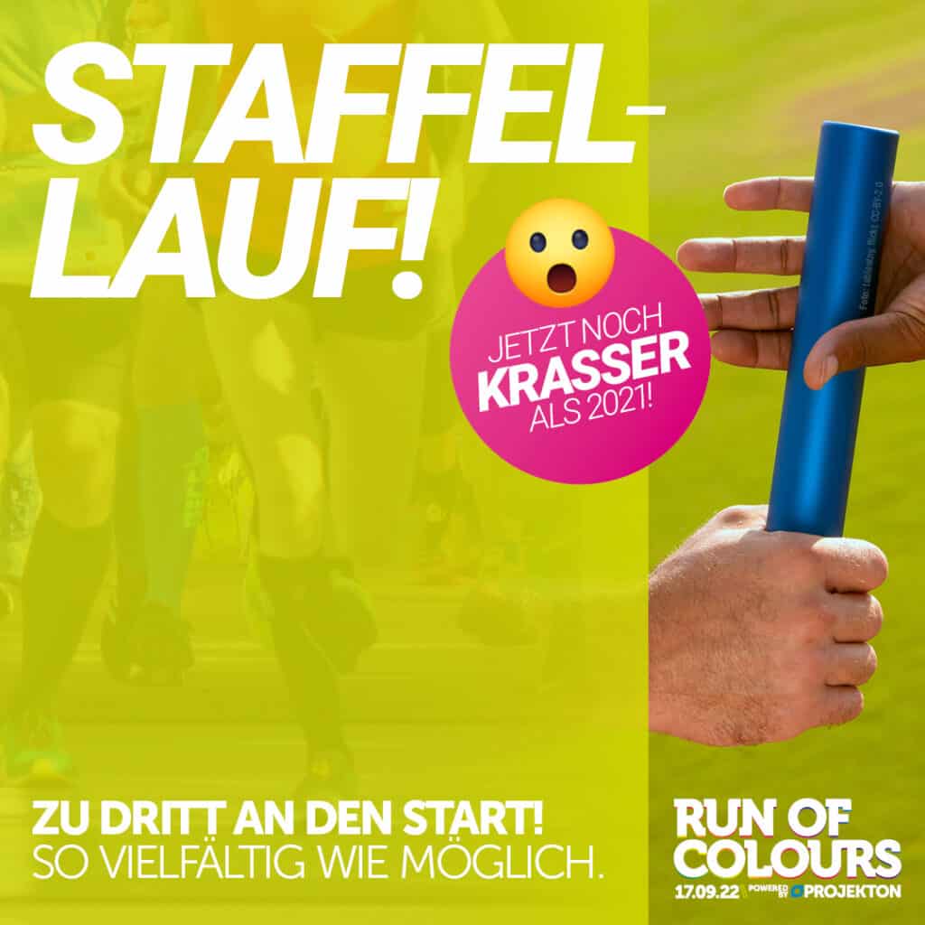 ROC 2022 – Staffellauf jetzt noch krasser als 2021 zu dritt an den start so vielfältig wie möglich